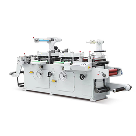 Machine de découpe automatique d'étiquettes adhésives à plat
